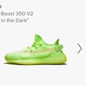 Adidas Men’s YEEZY Sneakers in GLOW Green